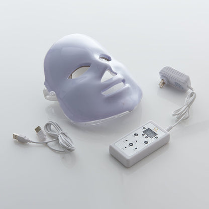 DermaLume LED Light Therapy Mask – 7 - Color Skin Rejuvenation Device - RESTORALUX