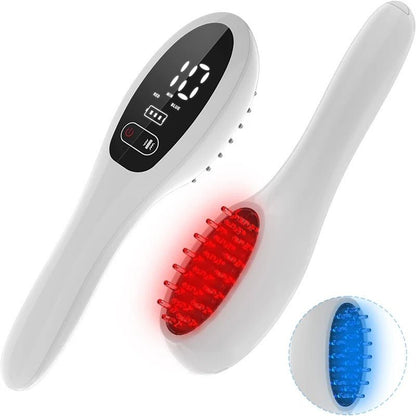 Electric Laser Hair Growth Comb Red Light Therapy Brush - RESTORALUX