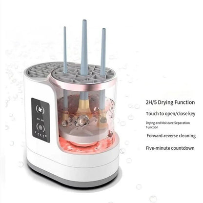 Electric Makeup Brush Cleaner Machine with Automatic Drying Timer - RESTORALUX