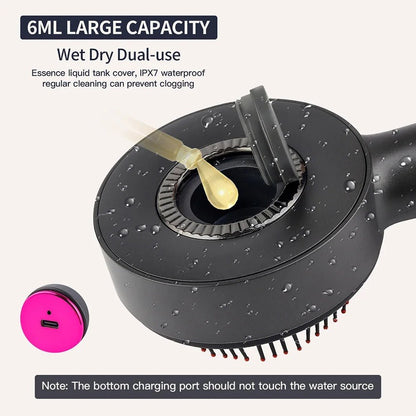 Electric Red Light Scalp Massage Comb Hair Growth Brush - RESTORALUX