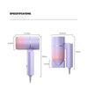 Folding Travel Hair Dryer with Hot Air Anion Care - RESTORALUX