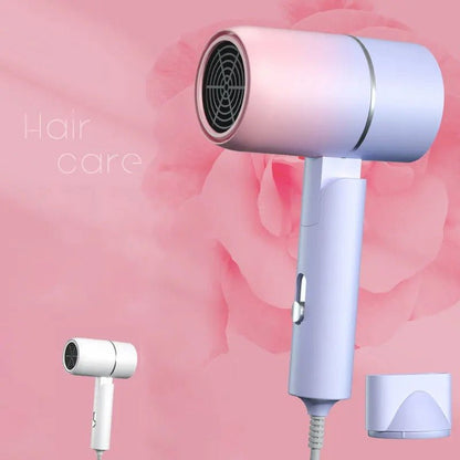 Folding Travel Hair Dryer with Hot Air Anion Care - RESTORALUX