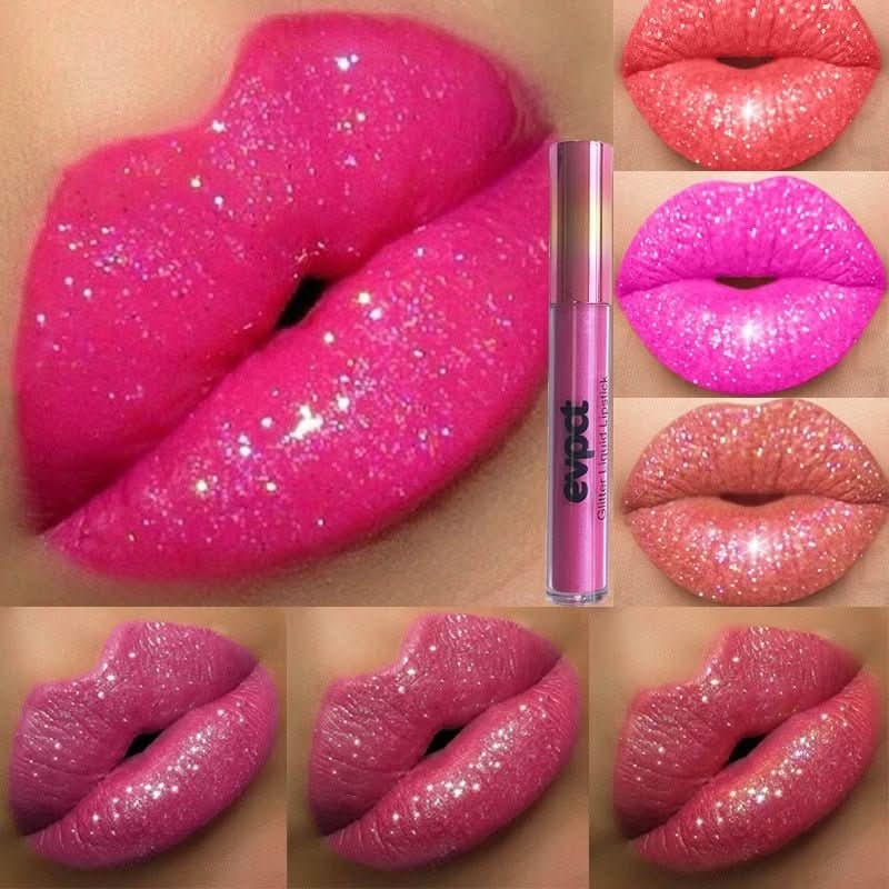 Glamora Diamond Lip Waterproof Glitter Lipstick - RESTORALUX