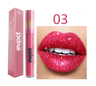 Glamora Diamond Lip Waterproof Glitter Lipstick - RESTORALUX
