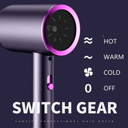 High Speed Professional Hair Dryer with Hot Cold Ion Care - RESTORALUX