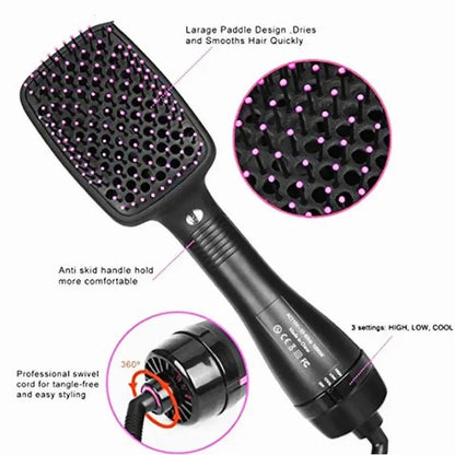 Hot Air Brush Hair Dryer Styler Straightener and Volumizer - RESTORALUX
