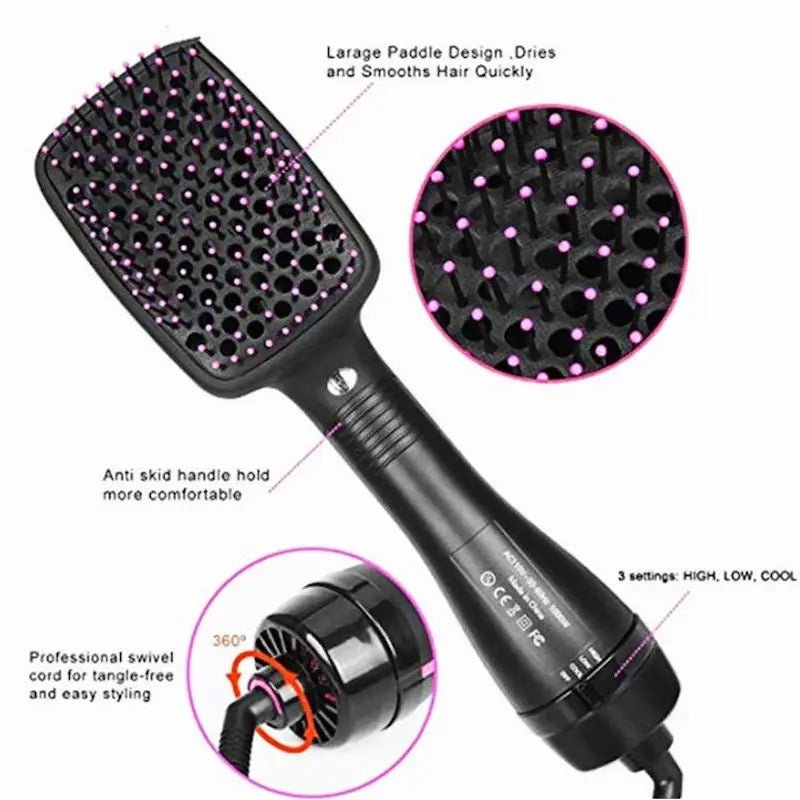 Hot Air Brush Hair Dryer Styler Straightener and Volumizer - RESTORALUX