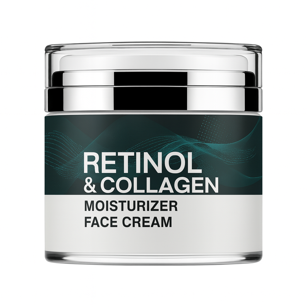 Retinol Face Cream with Collagen & Hyaluronic Acid – Moisturizing & Firming