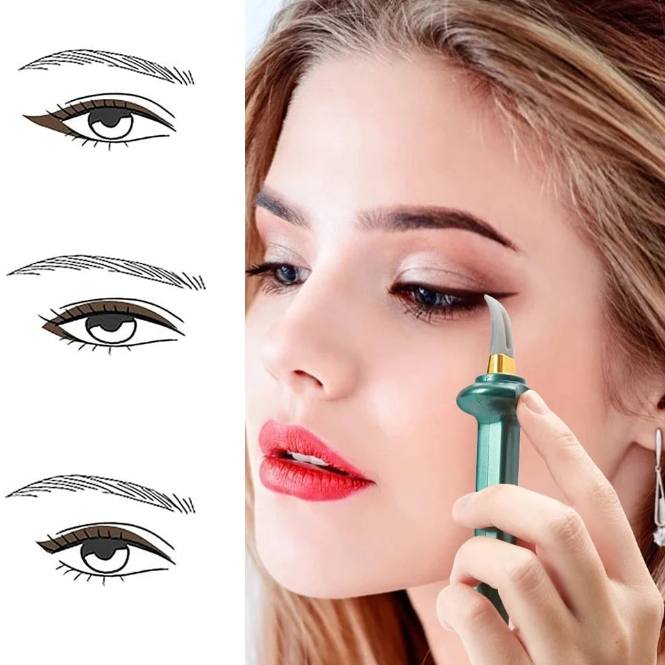 LashMuse VelvetWing Flawless Eyeliner Cream Set – Long - Lasting Precision Gel Eyeliner - RESTORALUX