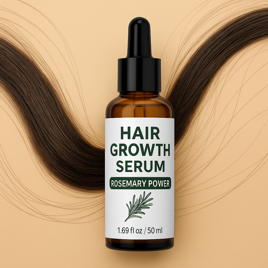 Rosemary & Ginger Hair Growth Oil – Anti-Hair Loss & Scalp Treatment