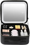 LumiCase Mirrorglam Make - Up Bag with LED Mirror - RESTORALUX