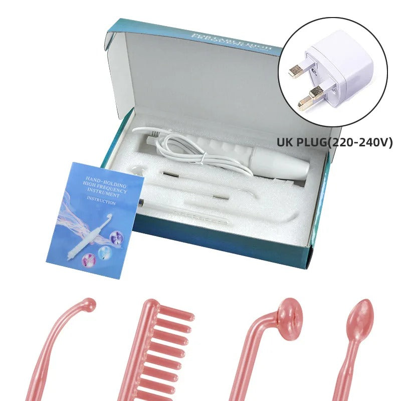 High Frequency Facial Wand with Neon & Argon Electrodes
