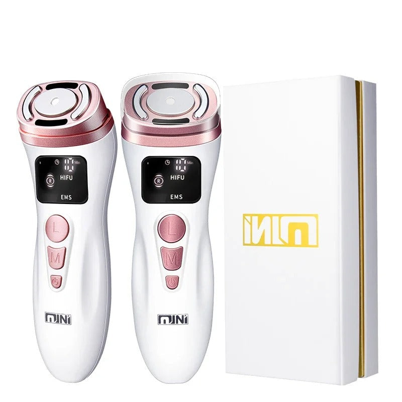 Mini Hifu Ultrasonic EMS Facial Beauty Device Anti-Wrinkle