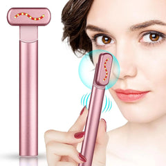 4-in-1 EMS Red Light Facial Wand Anti-Aging Device