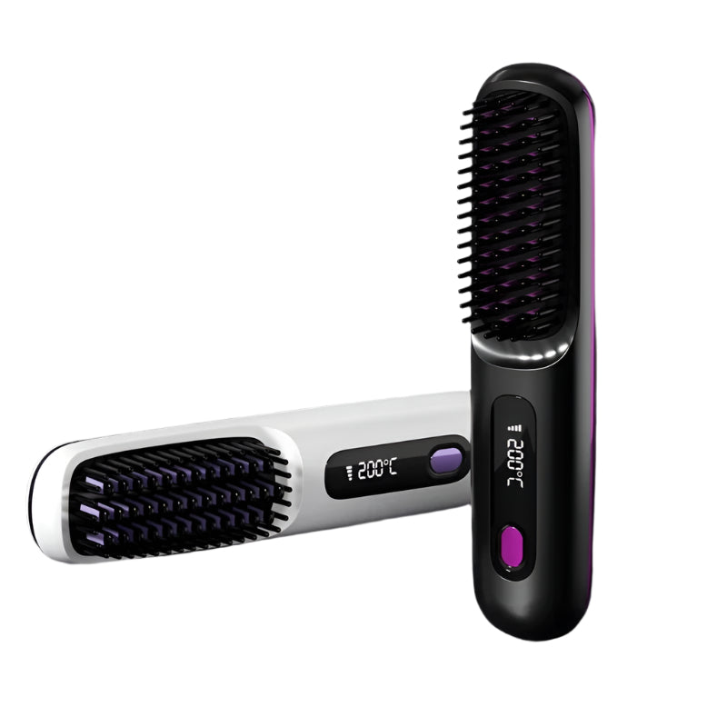 Wireless Ceramic Hair Straightening Comb