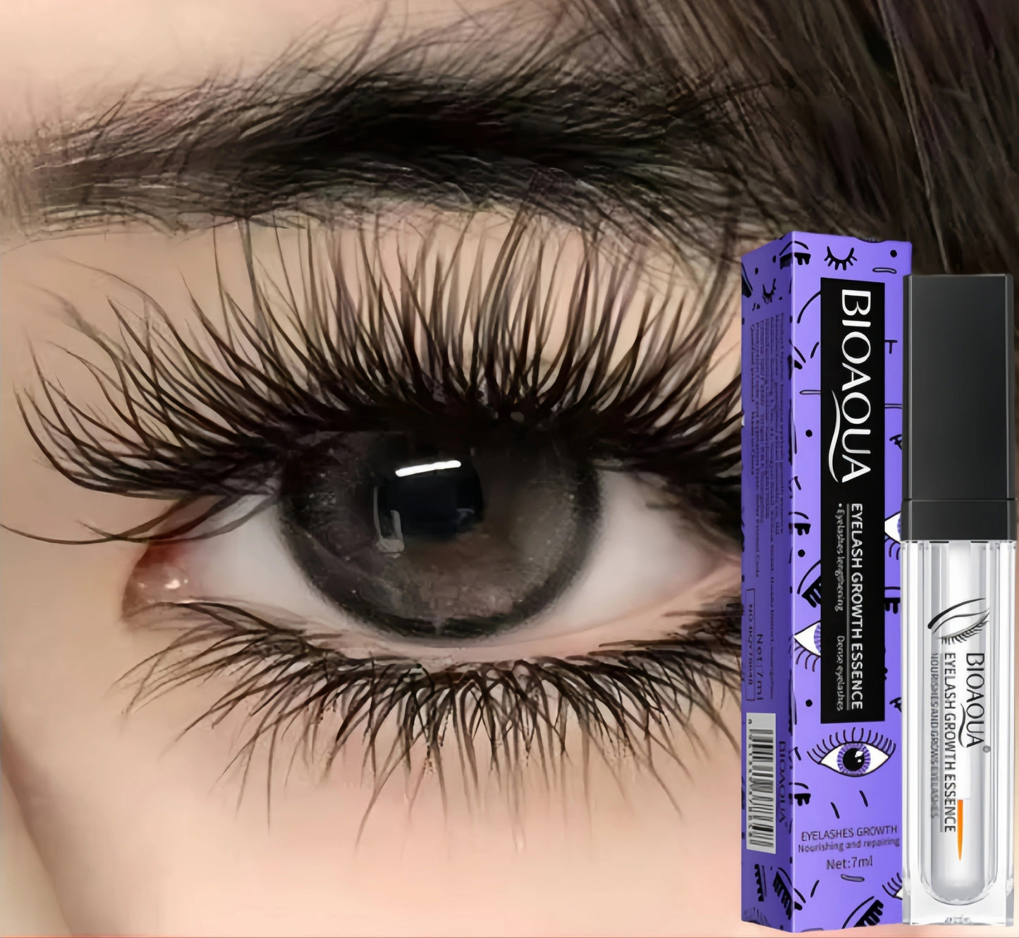 7 Days Eyelash Growth Serum – Fast Eyelash and Eyebrow Enhancer