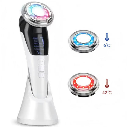 4-in-1 Microcurrent Facial Device with Red & Blue Light