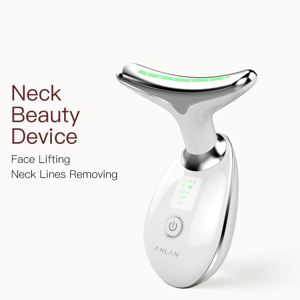 Neck & Face Lifting Device – LED Light Skin Tightening Tool