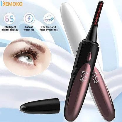 USB Heated Eyelash Curler with 4 Modes for Long Lashes