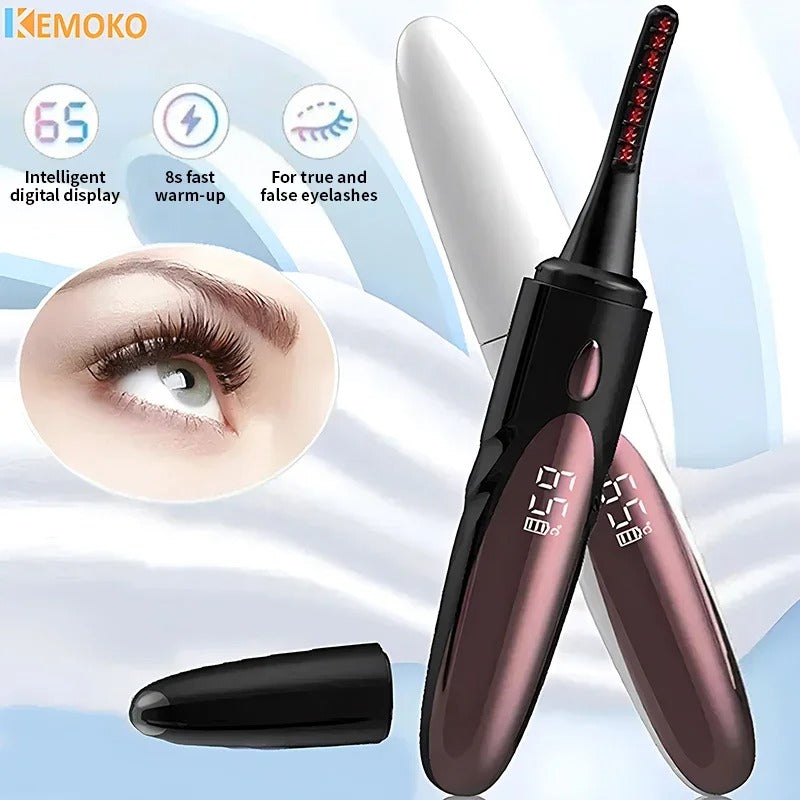USB Heated Eyelash Curler with 4 Modes for Long Lashes