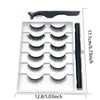 6-Pair Magnetic False Eyelashes with Sticky Eyeliner Pens