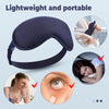 USB Heated Eye Mask with Vibration – Steam Compress & Remote Control for Dry Eye Relief, Sleep & Office Use
