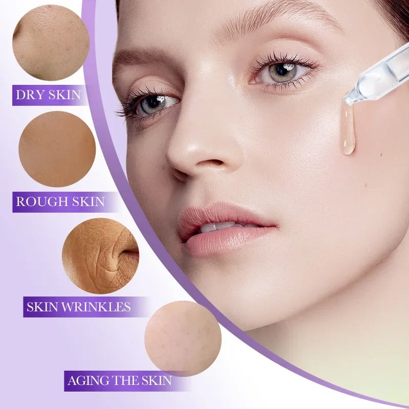 Retinol, Vitamin C & Hyaluronic Acid Serum – Moisturizing & Firming Facial Essence (30pcs)