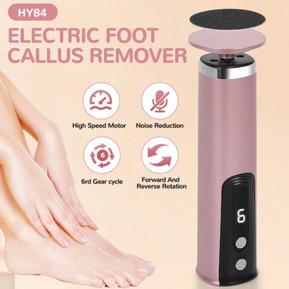 2-in-1 Electric Foot & Hand Care Tool – Callus Remover & Nail Polisher