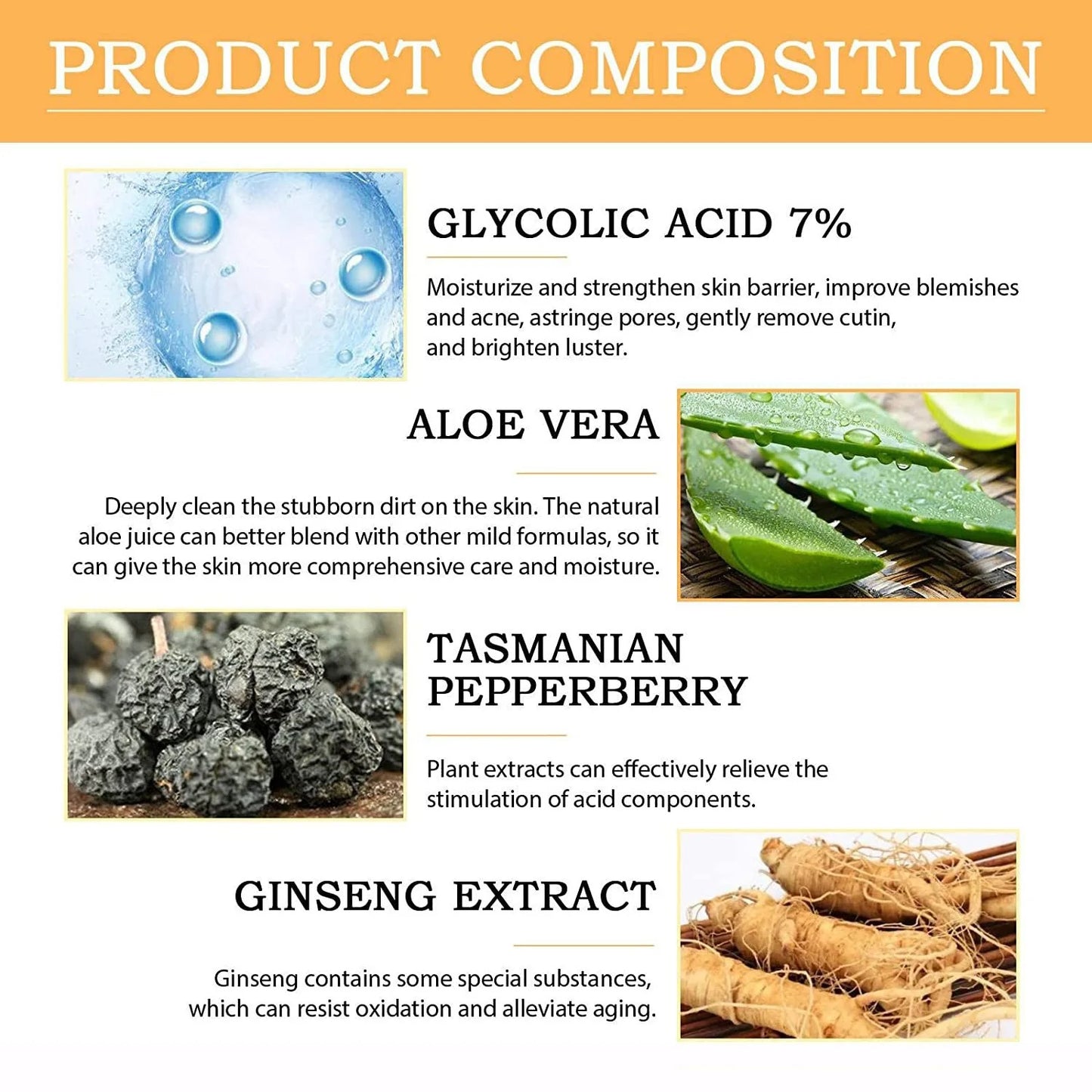 Glycolic Acid 7% Toning Solution – Acne Removal & Skin Rejuvenating Lotion 100ml
