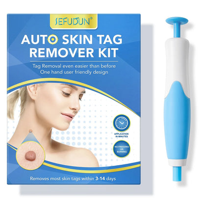 2-in-1 Auto Skin Tag Remover Kit for Moles, Warts & Stains