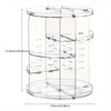 360° Rotating Makeup Organizer Shelf for Bathroom Countertop