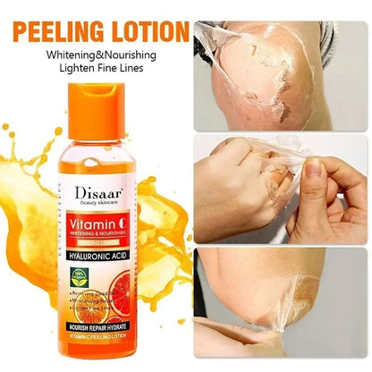 Organic Yellow Peeling Lotion for Whitening and Exfoliating Skin