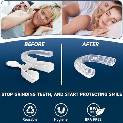 2-Pack Moldable Mouth Guard for Teeth Grinding, Sleeping & Whitening