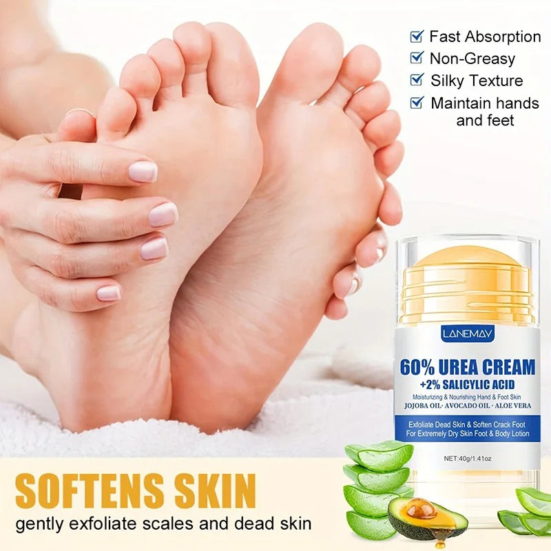 Urea Foot Cream – Dry & Cracked Heel Repair, Exfoliating & Ultra-Hydrating Care