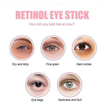 Instant Eye Bag Removal Stick – Collagen Anti-Wrinkle & Dark Circle Treatment for Puffy Eyes