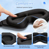3D Sleep Mask with Soft Memory Foam – Light-Blocking Eye Mask for Sleeping, Travel & Relaxation
