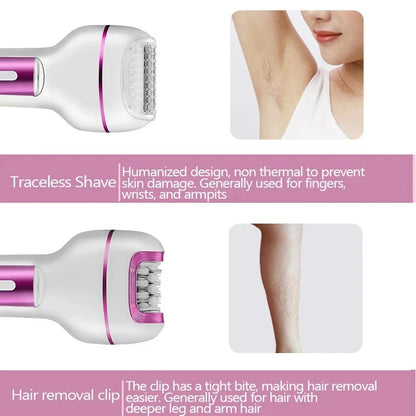 3 in 1 Rechargeable Women Epilator Shaver Bikini Trimmer