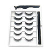 6-Pair Magnetic False Eyelashes with Sticky Eyeliner Pens