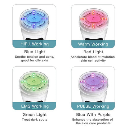 Wireless Hifu 4.0 Ultrasonic Facial Machine Skin Lifting Device