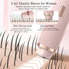 2 in 1 Electric Shaver for Women Body Hair Removal