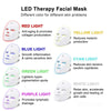7 Colors Wireless LED Face Mask Anti Aging Skin Therapy