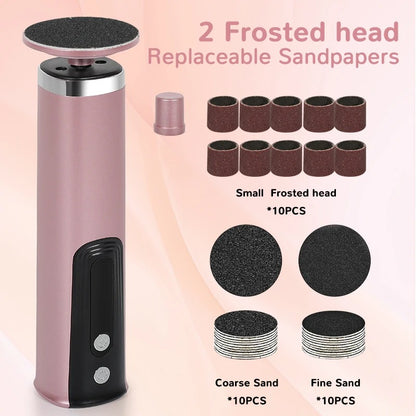 2-in-1 Electric Foot and Hand Care Pedicure Tool