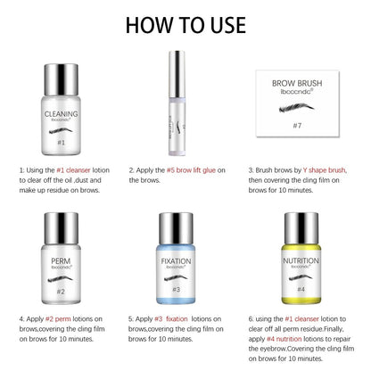 Brow Lamination & Lash Lift Kit – Semi-Permanent Brow Lift and Eyelash Perming Set