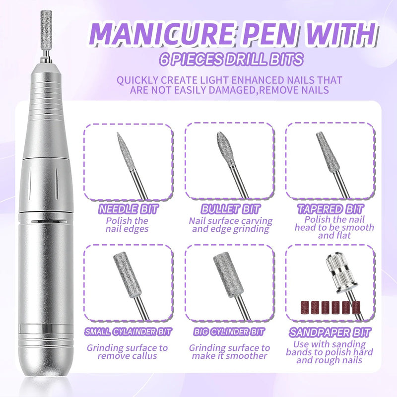 45,000 RPM Rechargeable Nail Drill Machine