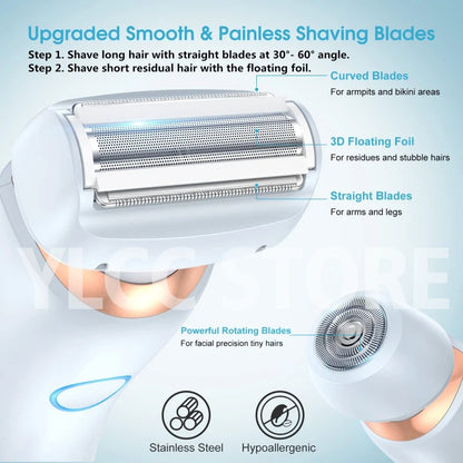 2-in-1 Electric Razor for Women