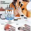 Electric Makeup Brush Cleaner with Rechargeable Automatic Cleaning Stand
