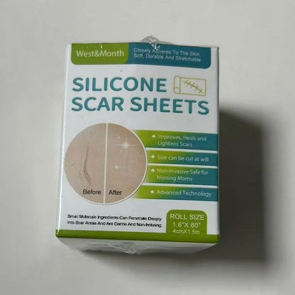 Silicone Scar Sheets Roll – Reusable Self-Adhesive Scar Cover Tape 4cm x 150cm