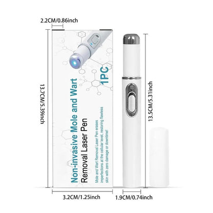 Laser Skin Spot Removal Pen with Blue Light Therapy