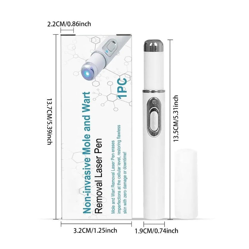 Laser Skin Spot Removal Pen with Blue Light Therapy