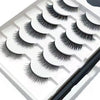 6-Pair Magnetic False Eyelashes with Sticky Eyeliner Pens